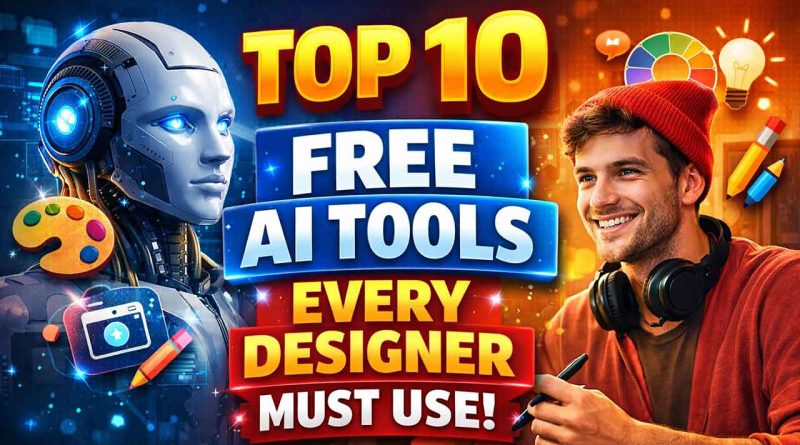 Top 10 Free AI Tools Every Designer Must Use in 2026
