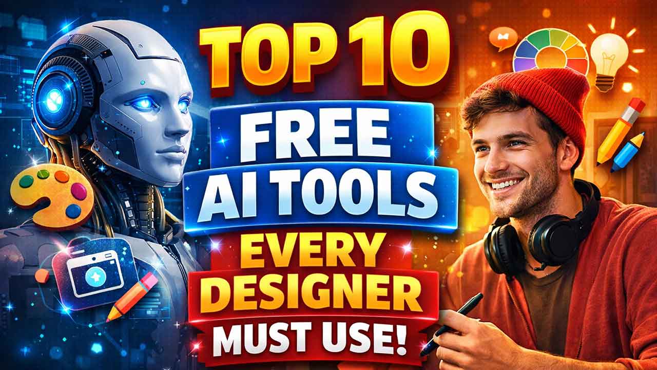 Top 10 Free AI Tools Every Designer Must Use (2026 Guide)
